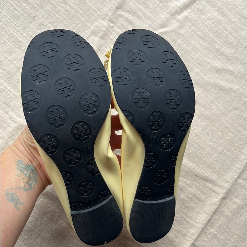 Tory Burch Yellow Flats - Picture 9 of 10